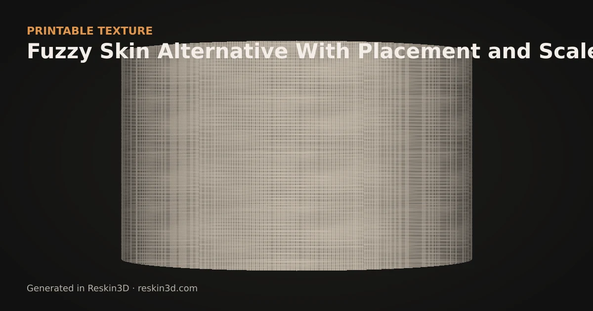 Fuzzy Skin Alternative With Placement and Scale Control — texture preview
