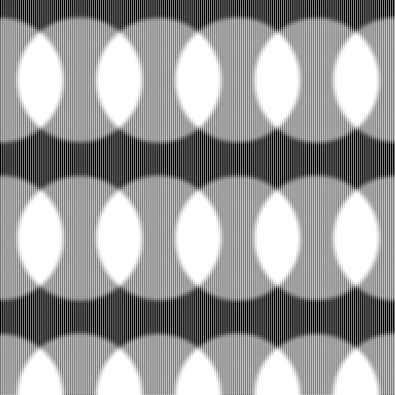 Penny-Round Tile printable height map