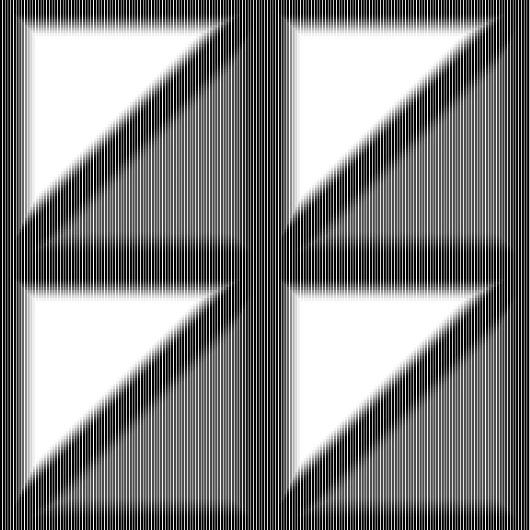 Triangles printable height map